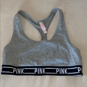 Victoria’s Secret pink monogram sports bra